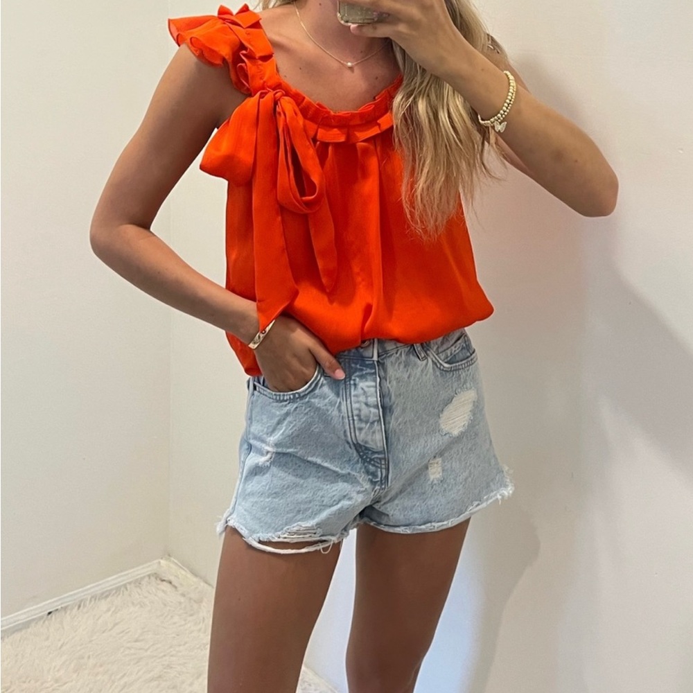 Preppy Ruffle Top